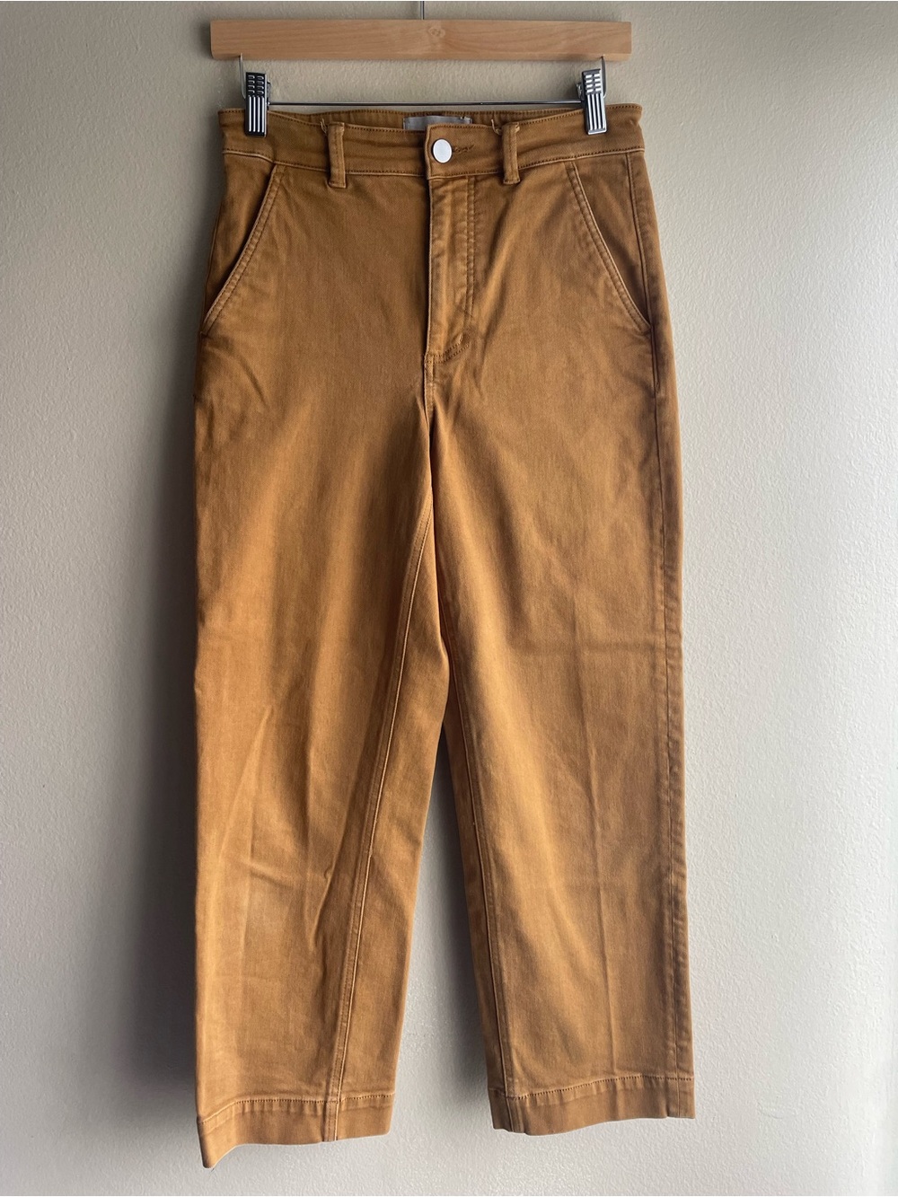 Everlane Straight Leg Jeans in Camel Brown Size 4